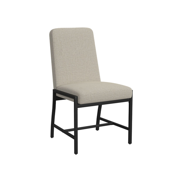Newport - Upholstered Chair - Natural Oak / Gray