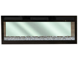 Hardrware EFP - 50" Electric Fireplace - Black / Cristal