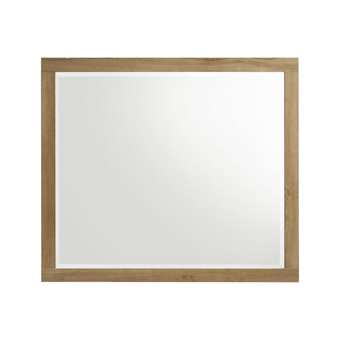 Vega - Mirror - Natural Oak Melamine