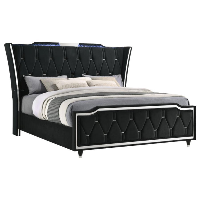 Lorient - LED Upholstered Bed