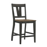 Harper - Splat Stool - Brushed Brown / Pecan