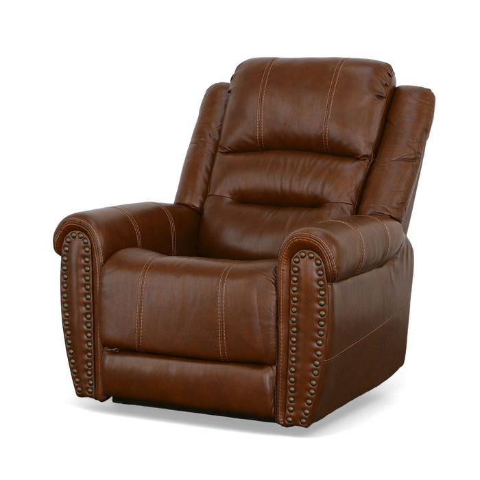 Oscar - Power Lift Recliner With Right-Hand Control & Power Headrest - Grizzly