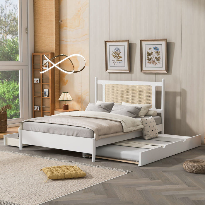 Platform Bed With 2 Big Drawers & Trundle