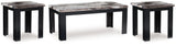 Jazmore - Occasional Table Set (Set of 3) - Dark Brown