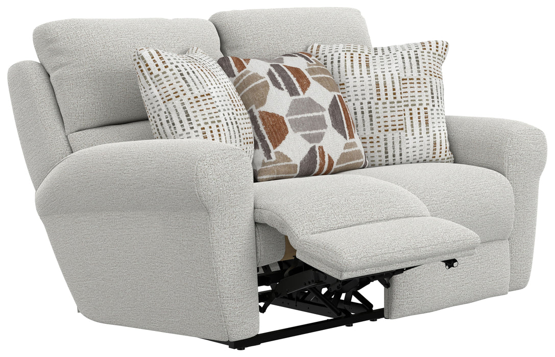 Kellen - Lay Flat Reclining Loveseat - Ecru