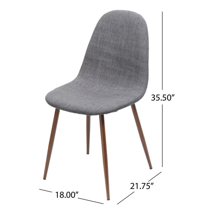 Elegant Dining Chair Set With Fabric