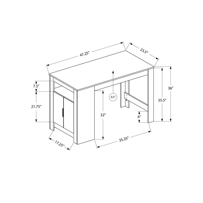 Dining Table, Rectangular, Counter Height