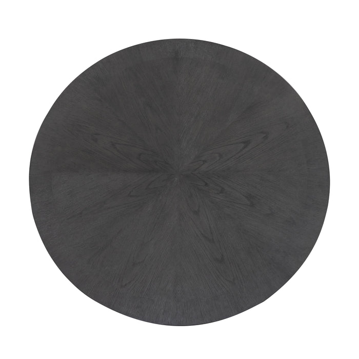 Waterfall - Round Dining Table - Deep Ebony