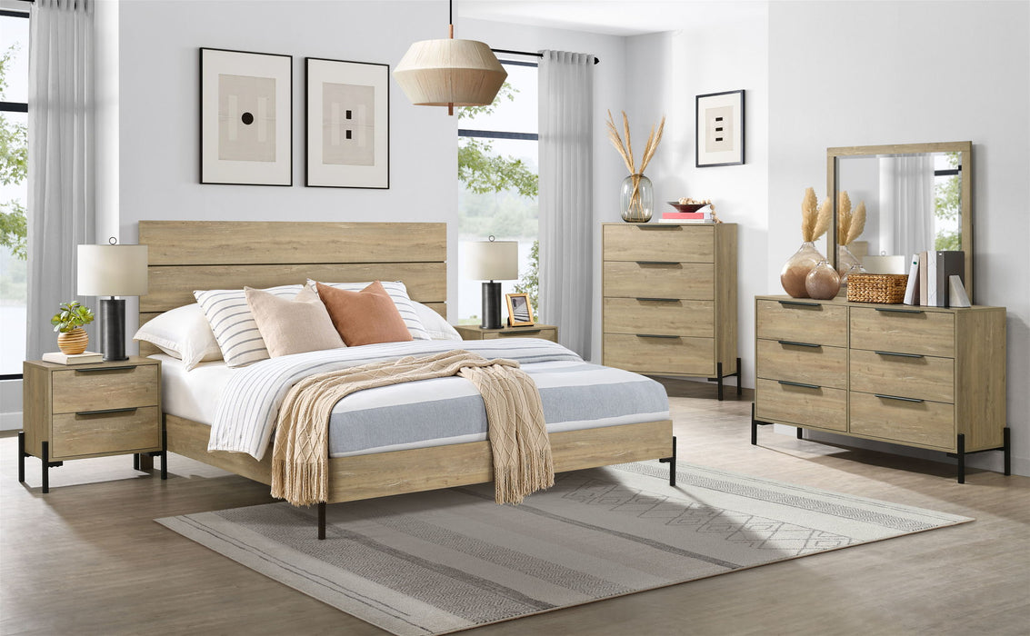 Newhall - Dresser - Vintage Oak Melamine