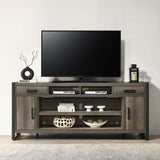 Fireplace TV Consoles - 78" Fireplace TV Console FTS - Brown
