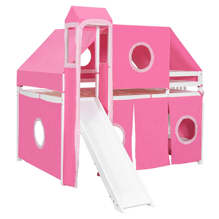 Loft Bed With Tent And Tower