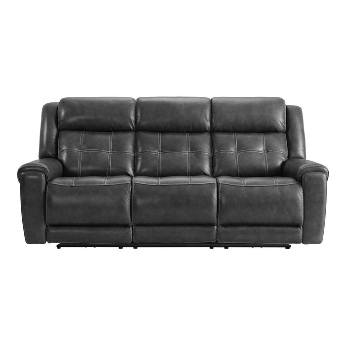 Regis - Dual-Power Sofa - Baron Charcoal