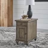 Americana Farmhouse - Chair Side Table - Dusty Taupe