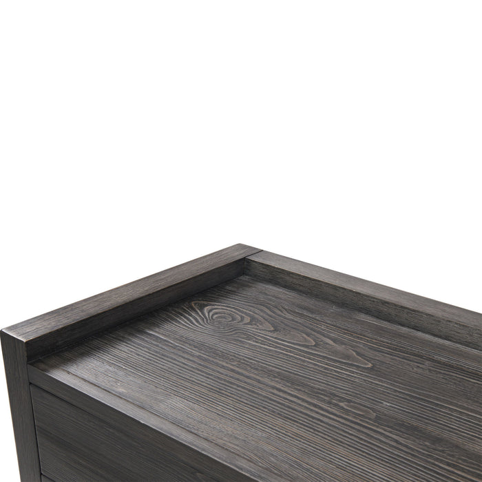 Portia - Drawer Nightstand - Brushed Brindle