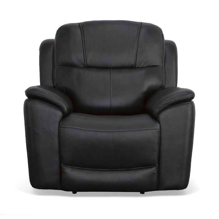 Crew - Power Recliner With Power Headrest & Lumbar - Black