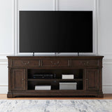 Fireplace TV Consoles - 84" Fireplace TV Console FTS - Brown