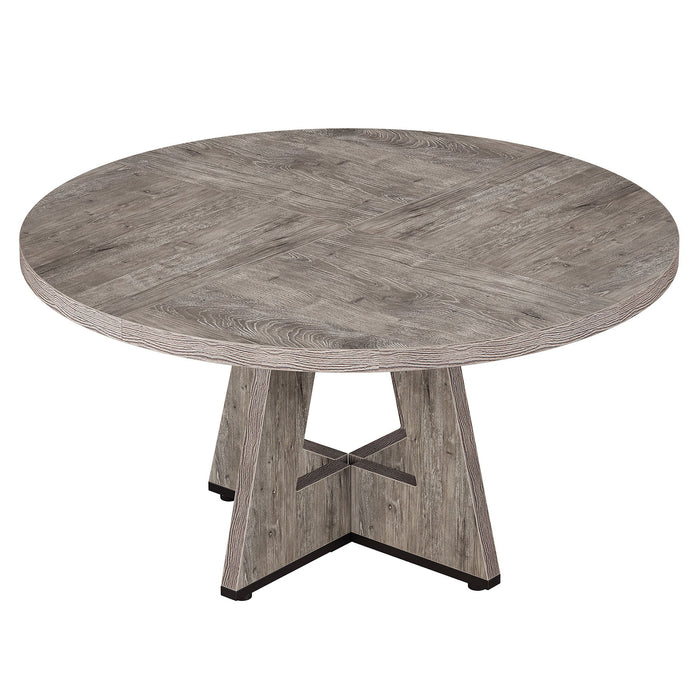 Round Dining Cross Base Kitchen Table