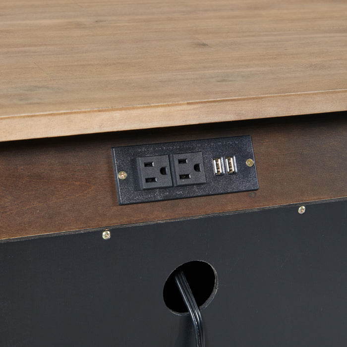 Transitions - Nightstand - Driftwood / Sable