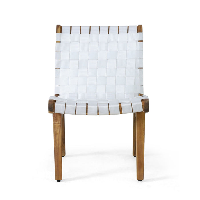Outdoor 3 Piece Rope Weave Patio Seating Set
