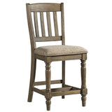 Balboa Park - Slat Stool - Roasted Oak