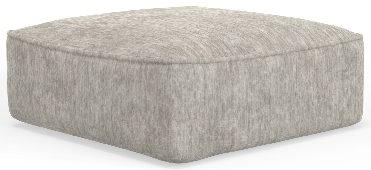 Bucktown - Cocktail Ottoman - Parchment