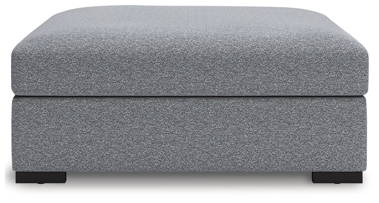 Bealton - Salt And Pepper - Oversized Accent Ottoman