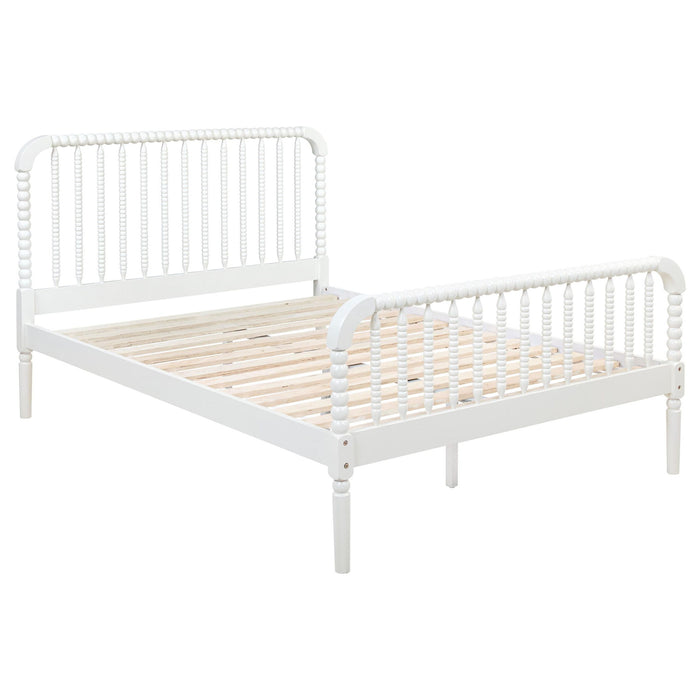 Jones Wood Full Open Frame Bed White