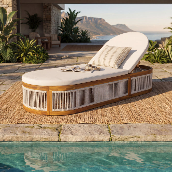 Chaise Lounge Set With 3 Position Adjustable