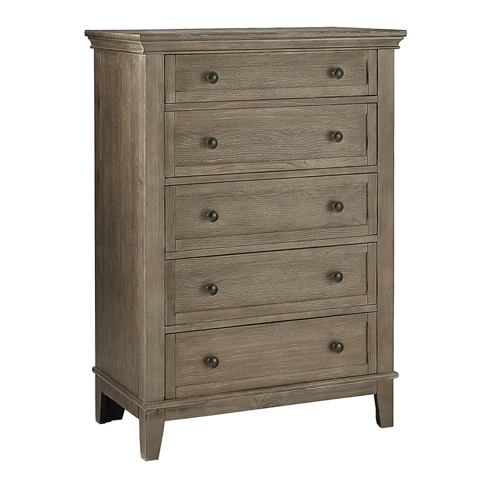 Leland - 5 Drawer Chest - Sandwash