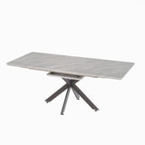 Modern Mid-Century Dining Table Set With Extendable Design