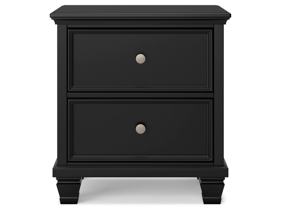 Lanolee Queen Panel Bed Bedroom Set in Black  by Ashley Furniture