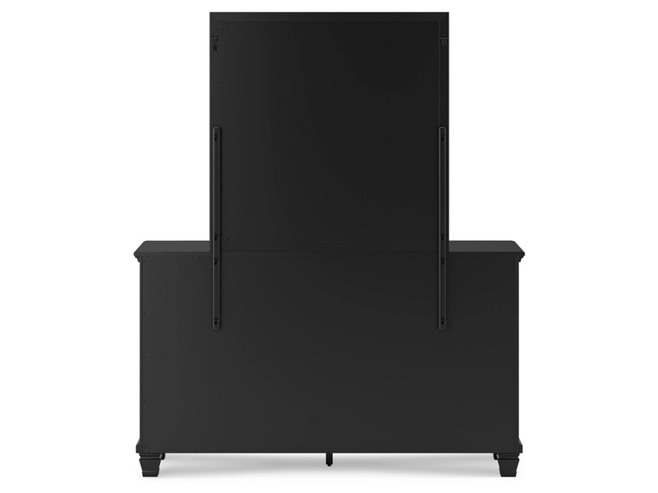 Lanolee Queen Panel Bed Bedroom Set in Black  by Ashley Furniture