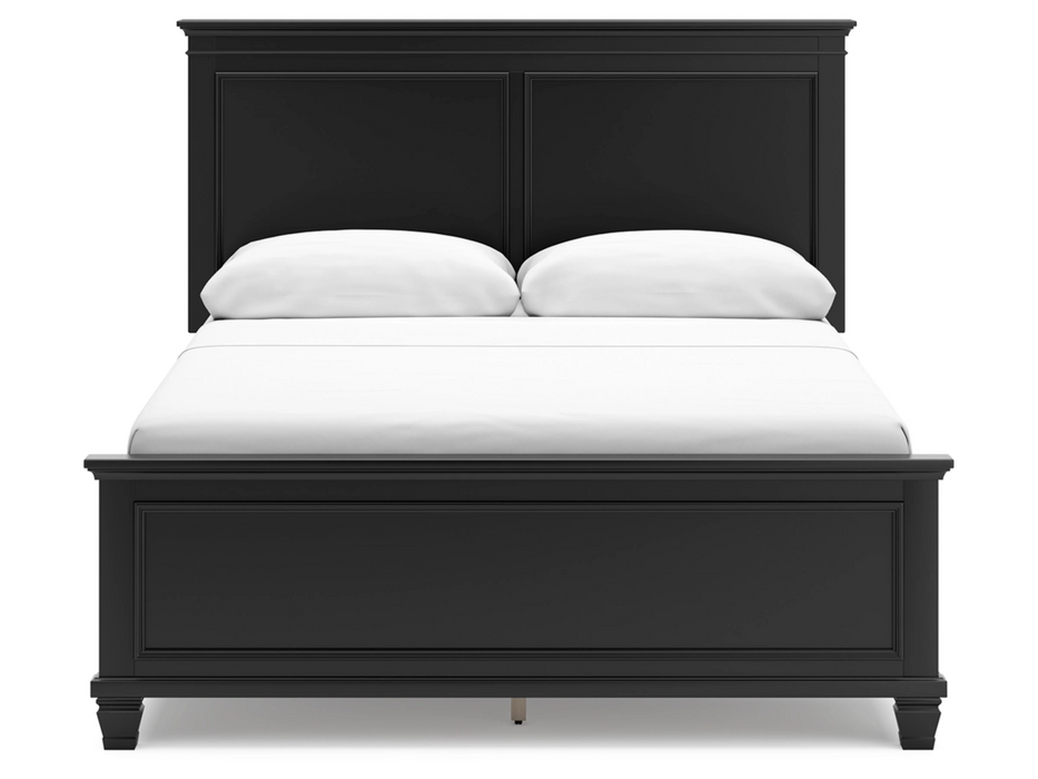Lanolee Queen Panel Bed Bedroom Set in Black  by Ashley Furniture