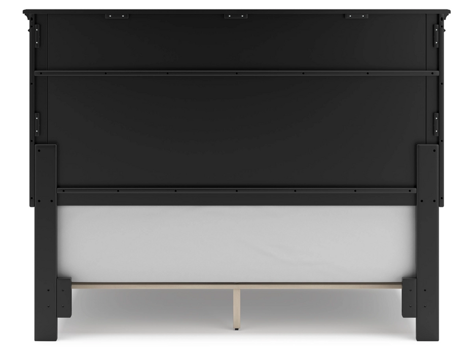 Lanolee Queen Panel Bed Bedroom Set in Black  by Ashley Furniture